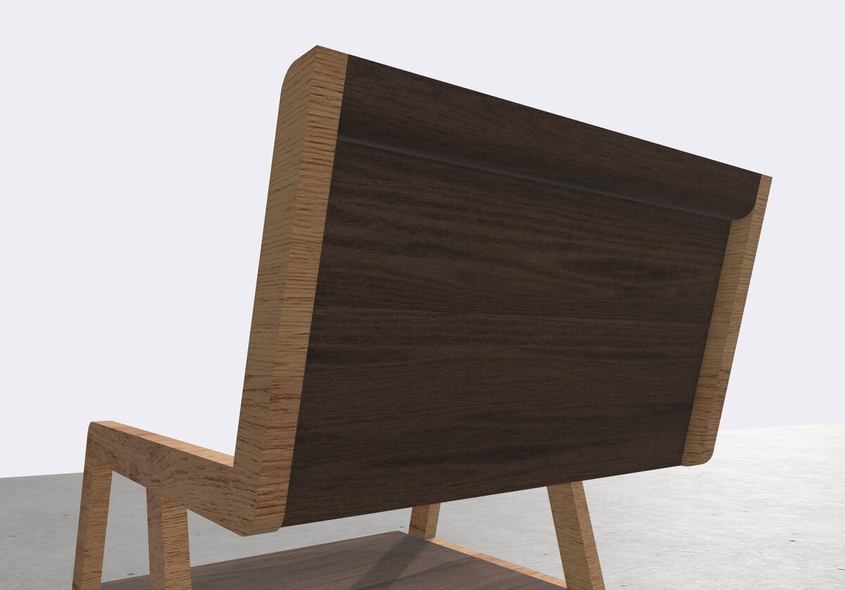 3D Rendering — Back View