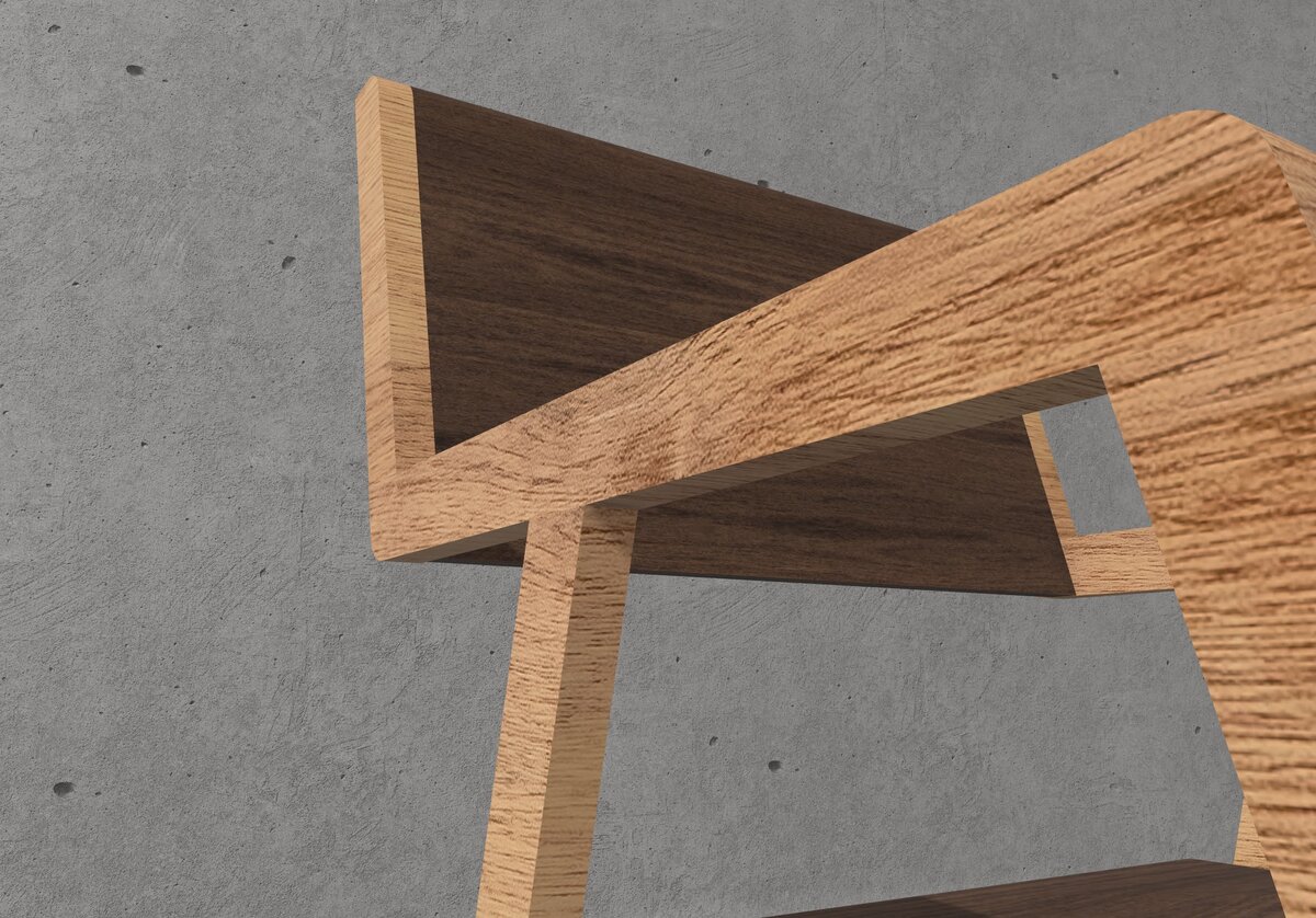 3D Rendering — Armrest Detail