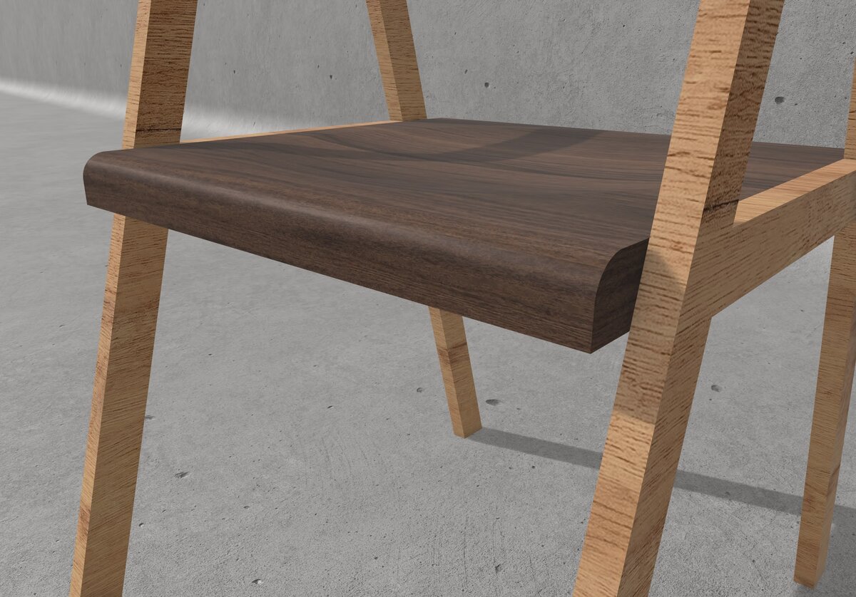 3D Rendering — Seat Detail