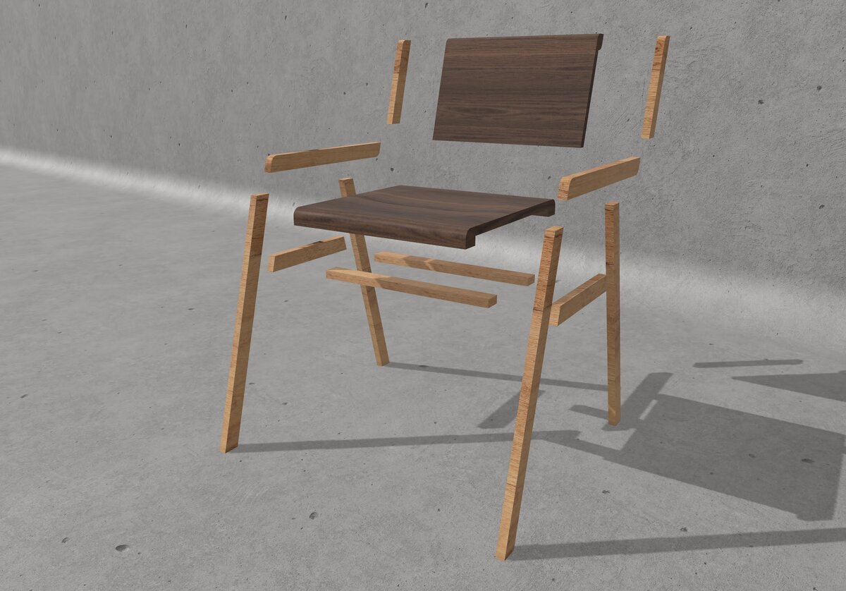 3D Rendering — Exploded View