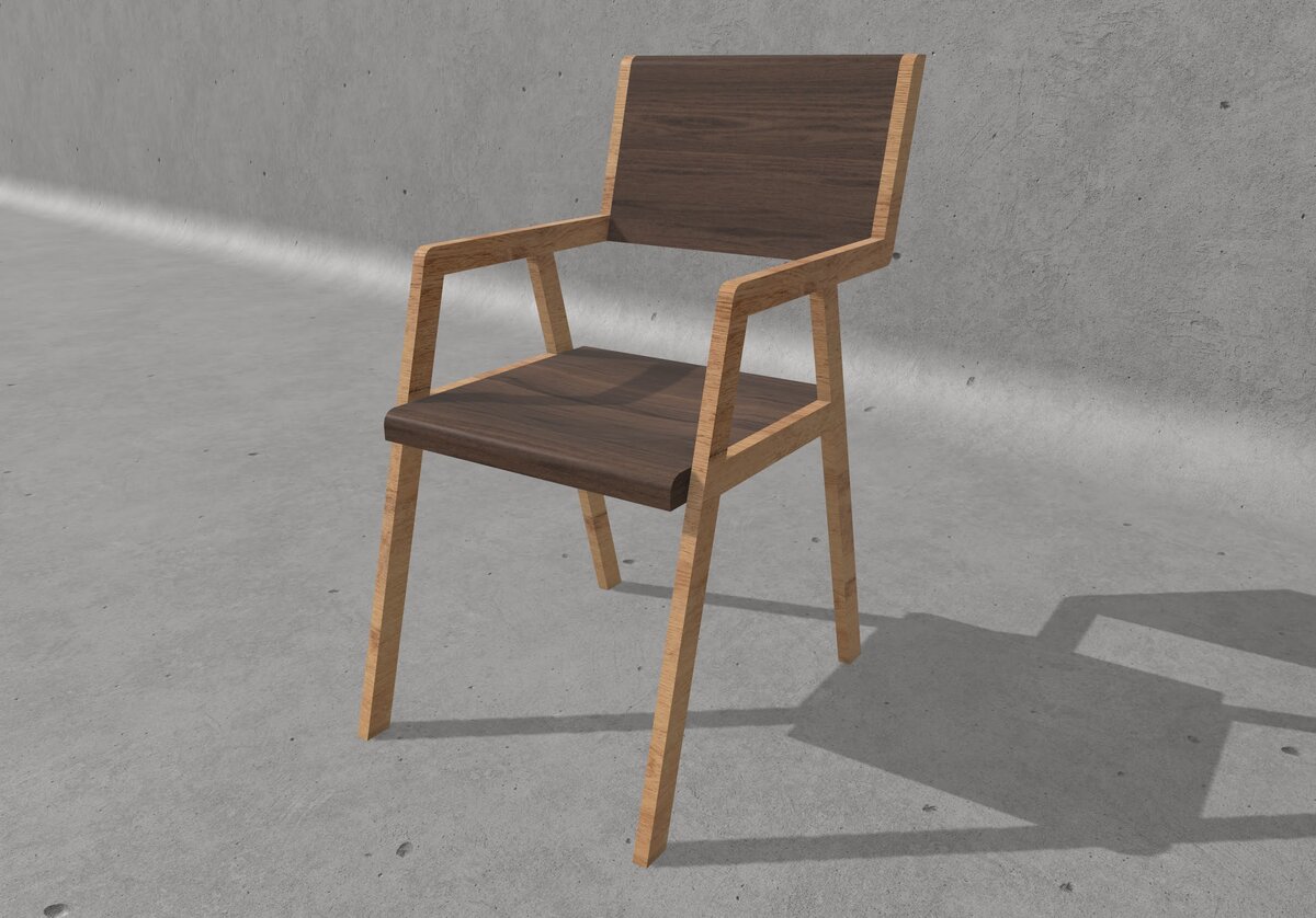 3D Rendering — Front View